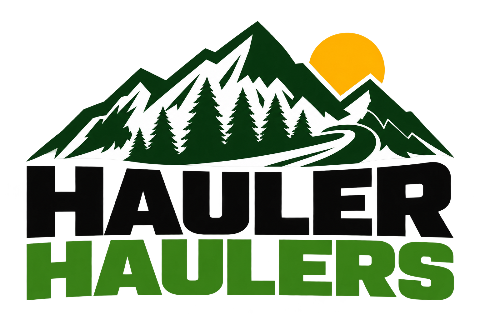 Hauler Haulers mountain and sun logo